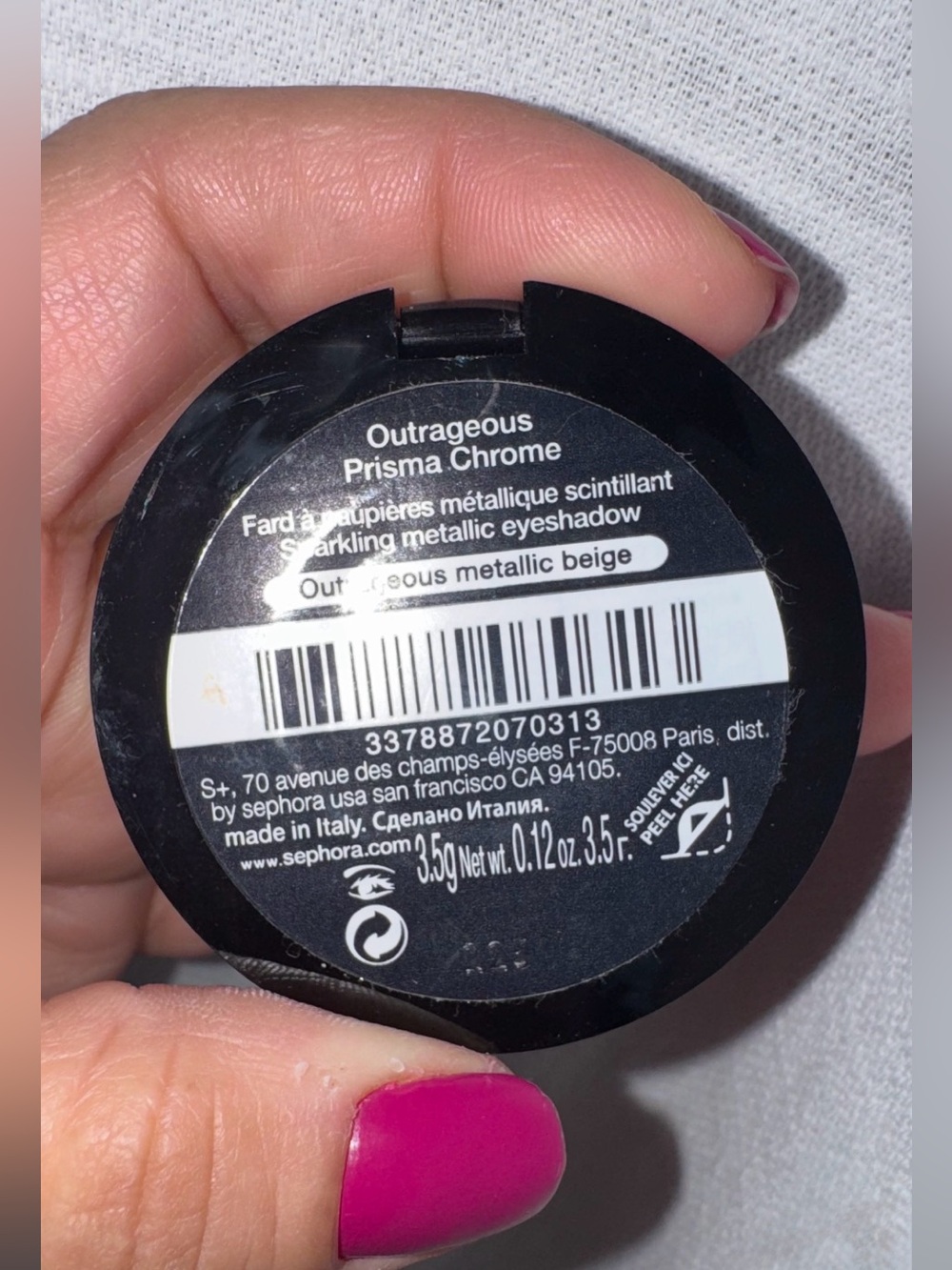 🌟Sephora Shimmer Duo — Metallic Beige or Metallic Peach Highlighter/Eyeshadow - Picture 3 of 10